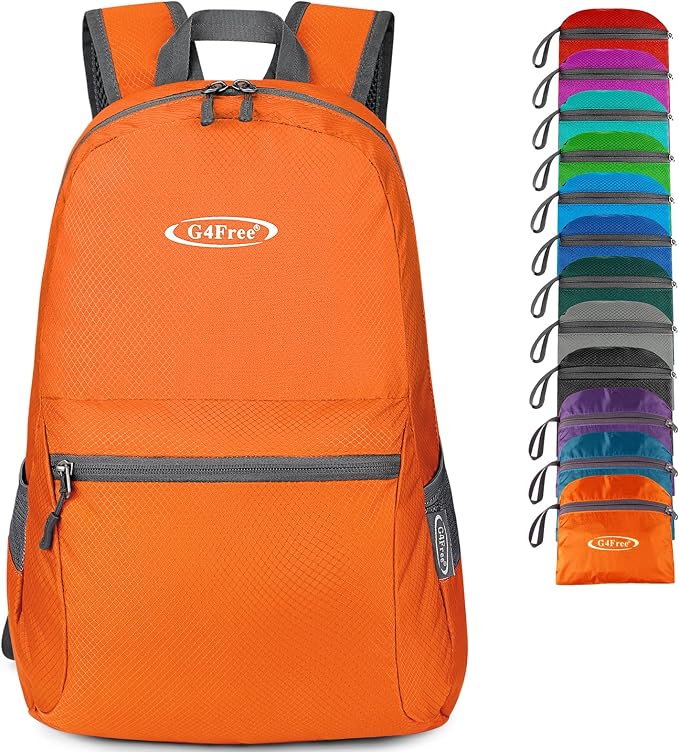 G4Free 20L Lightweight Packable Backpack Travel Hiking Daypack Foldable Backpack by G4Free
