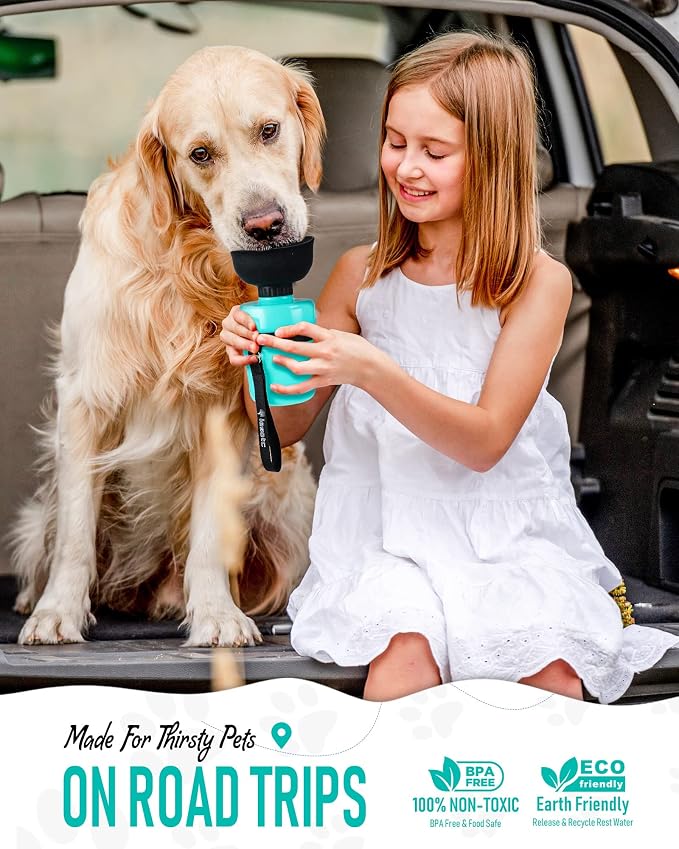 lesotc Dog Water Bottle, Portable Water Dispenser - Image 4