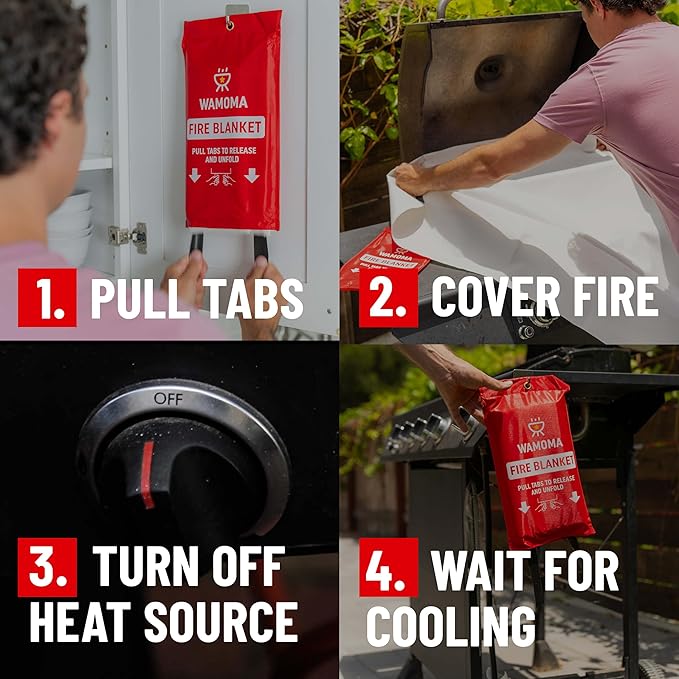 Fire Suppression Blanket with Hooks - Image 6