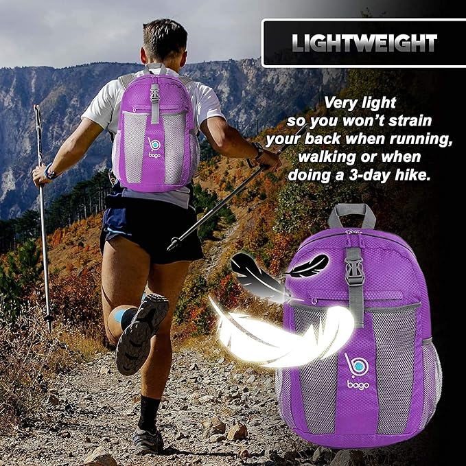 Bago Lightweight Small Hiking Backpack - Image 5