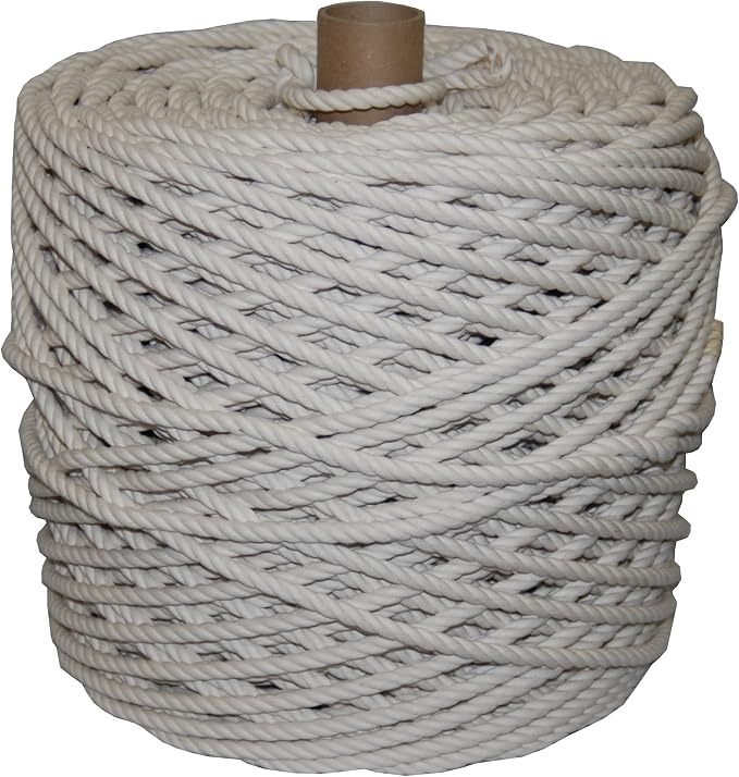 T.W Evans Cordage 29-001 5/32-Inch by 1500-Feet Twisted Cotton Rope by T.W+.+Evans+Cordage+Co.