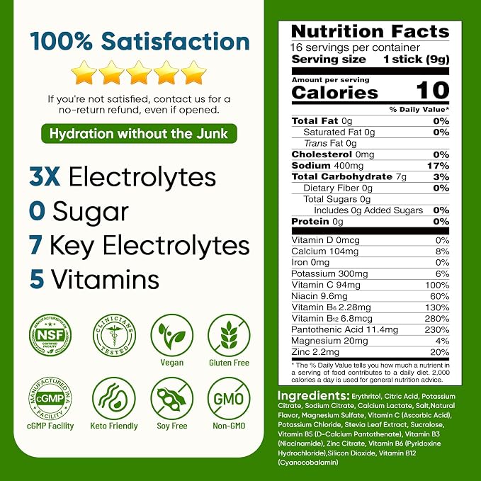 Venture Pal Sugar Free Electrolyte Powder Packets - Image 7