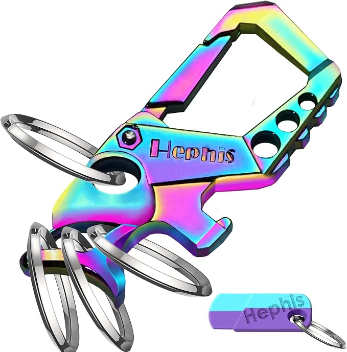 Hephis Skull Heavy Duty Key Chain, Car Emergency Escape Tool, Seat belt Cutter by hephis