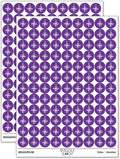 Compass Rose Nautical Star Navigation Map 200+ Round Stickers by Sniggle+Sloth