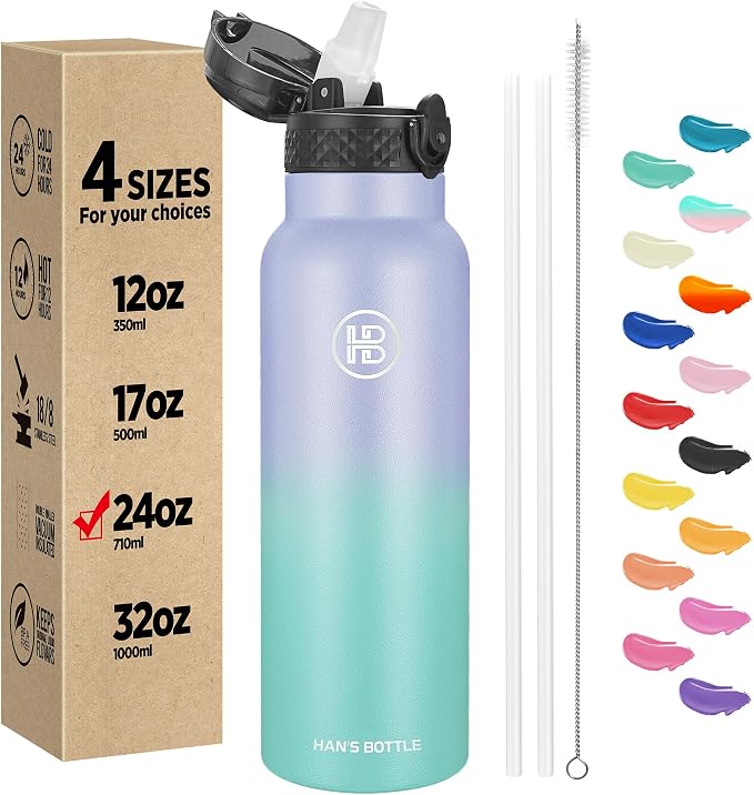 Han's Bottle Sports Water Bottle - 24 Oz by han%27s+bottle