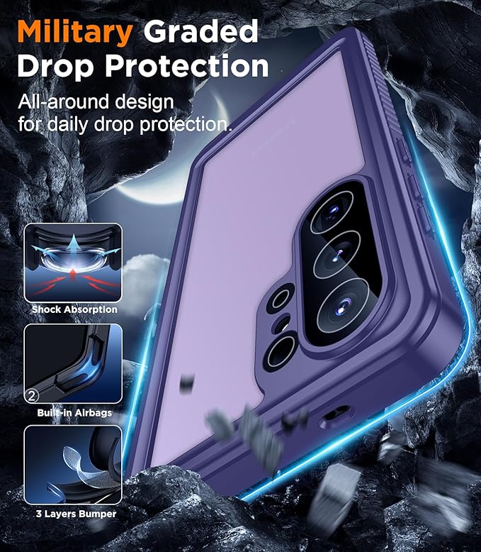 Temdan Designed for Samsung Galaxy S26 Ultra Case Waterproof, Built-in Lens & - Image 3