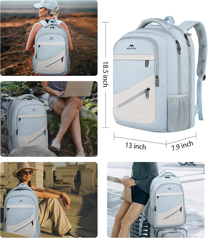 MATEIN 30 L Large Laptop Backpack, Stylish Lightweight Nursing Teacher Work - Image 6