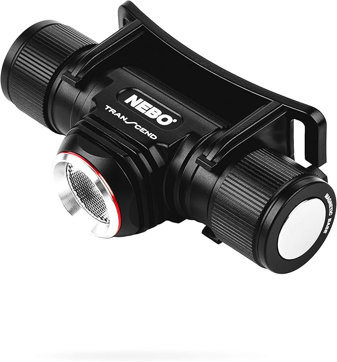 NEBO Transcend Rechargeable Headlamp | 1000 Lumens, 5 Light Modes, Detachable by NEBO