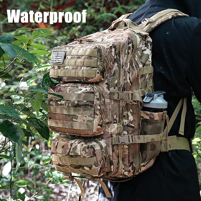 Military Tactical Backpack 50L Large Day Backpack - Image 2