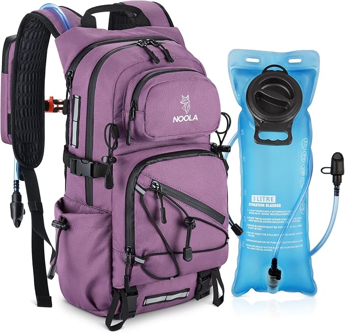 NOOLA Hydration Backpack with 3L Water Bladder, 22L / 25L Water Backpack by NOOLA