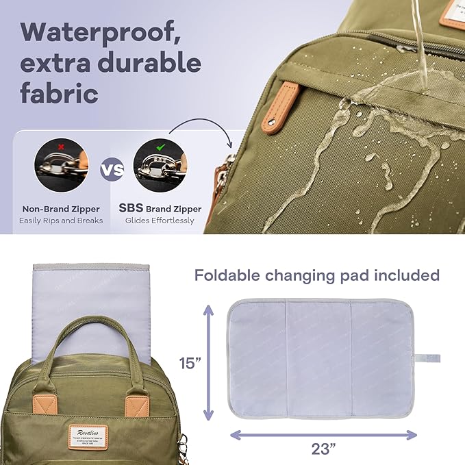 RUVALINO Diaper Bag Backpack - Image 7