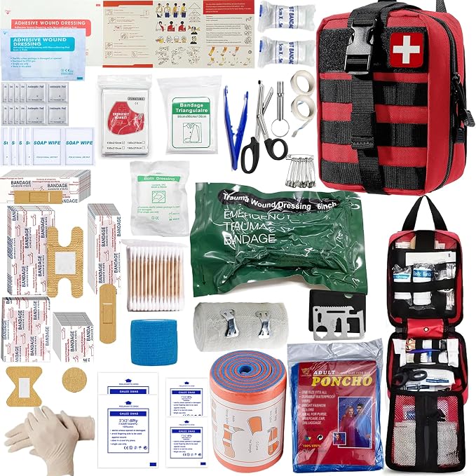 Universal IFAK Trauma First Aid Kit Molle Pouches Emergency Survival Kit by Unknown