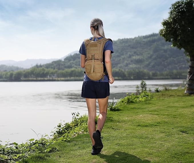 MARCHWAY Tactical Molle Hydration Pack Backpack - Image 7