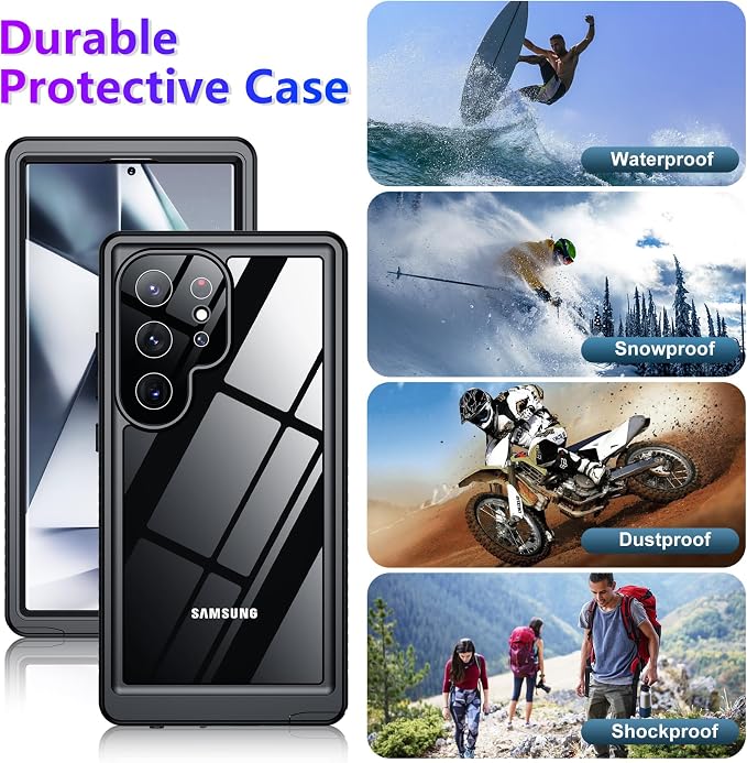 2025 New for Samsung Galaxy S24 Ultra Case Waterproof, Full Body Phone Case for - Image 6