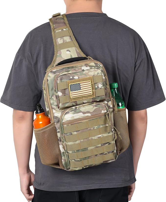 Rover Sling Pack Tactical Shoulder Sling Bag Backpack - Image 3
