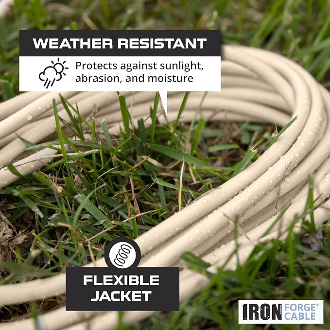 Iron Forge Cable Weatherproof 150 Ft Outdoor Extension Cord - Image 3