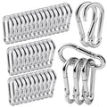 60Pack M6 Spring Snap Hooks Carabiner, 1/4" Heavy Duty Carabiner Clips Chain by REDOVANT