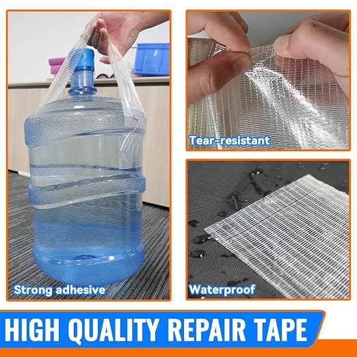 Tikfoam RV Awning Repair Tape for Tarp, Boat Covers, Tear Repair Patch Kit - Image 4