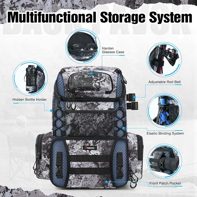 Piscifun Fishing Tackle Backpack - Image 4
