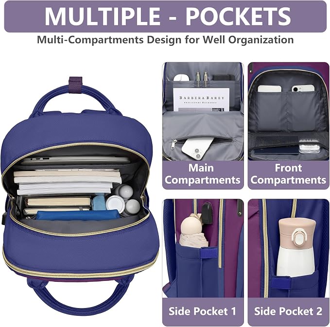 Laptop Backpack for Women Work Bag - Image 3