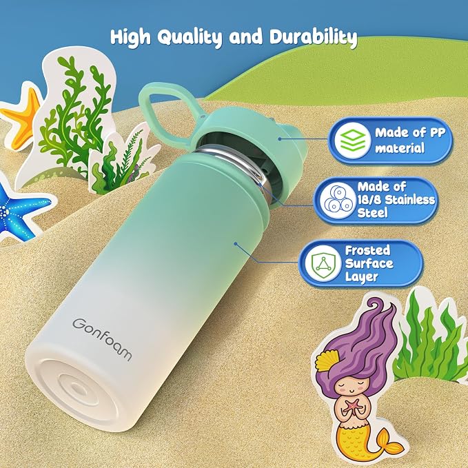 Kids Water Bottle, 16oz Kids Water Bottle - Image 6