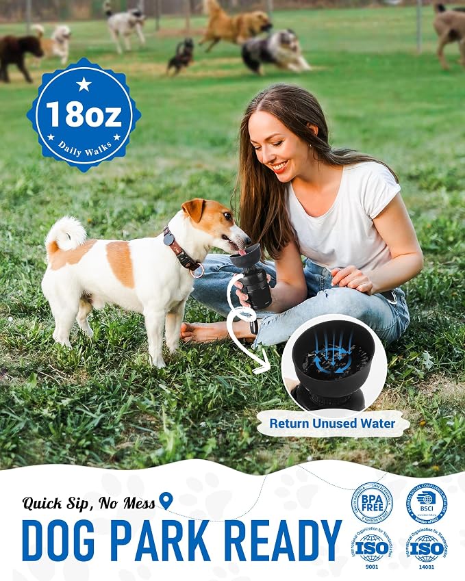 lesotc Dog Water Bottle, Portable Water Dispenser - Image 2