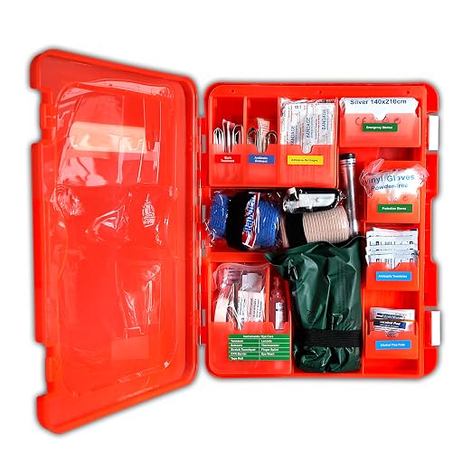 Rapid Care First Aid Kit, 100 Person Trauma Kit, 217 Pieces, ANSI 2021 Compliant - Image 2