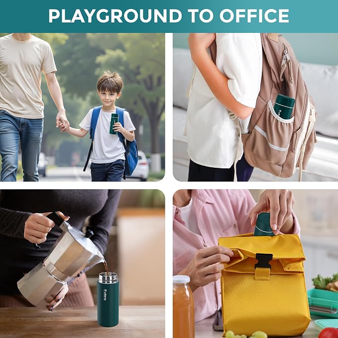 【Upgraded】Exllena Small Insulated Water Bottle 8 oz/250ml– Mini Insulated Water - Image 7