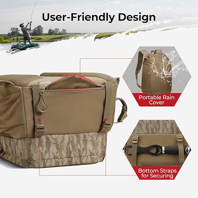 Piscifun Fishing Tackle Backpack - Image 4