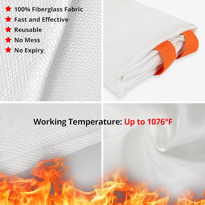 SecuCaptain Emergency Fire Blanket - Image 3