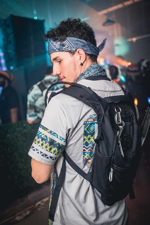 RAVERUNNER® Anti-Theft Hydration Backpack | Festival Approved Rave Backpack - Image 13