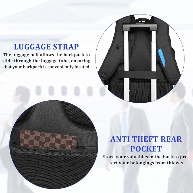 DUSLANG Travel Work Laptop Backpack - Image 5