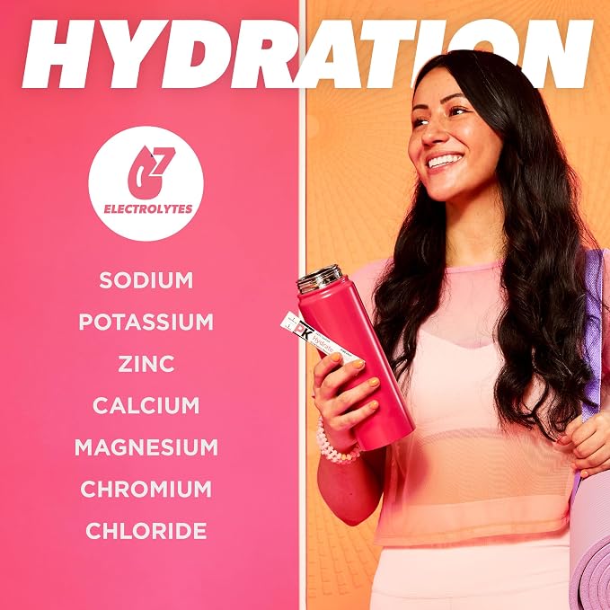 Pure Kick Hydration Singles To Go Drink Mix, Strawberry Watermelon, Includes 12 - Image 3