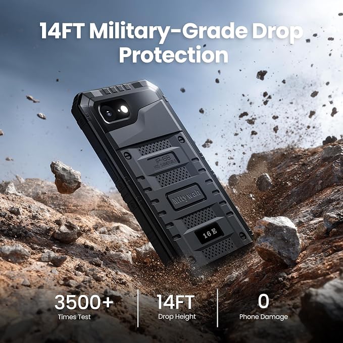 Mitywah Waterproof Case for iPhone 16e and for iPhone 17e, Shockproof Heavy - Image 4