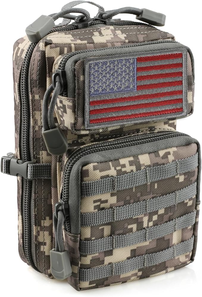 LIVANS Tactical Molle Utility Pouch, EDC Tool Pouch Tactical Phone Pouches Mini by LIVANS