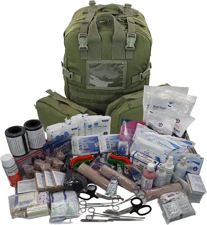 Luminary Stomp Medical Backpack Fully Stocked First Aid Trauma Kit Special by LuminaryGlobal