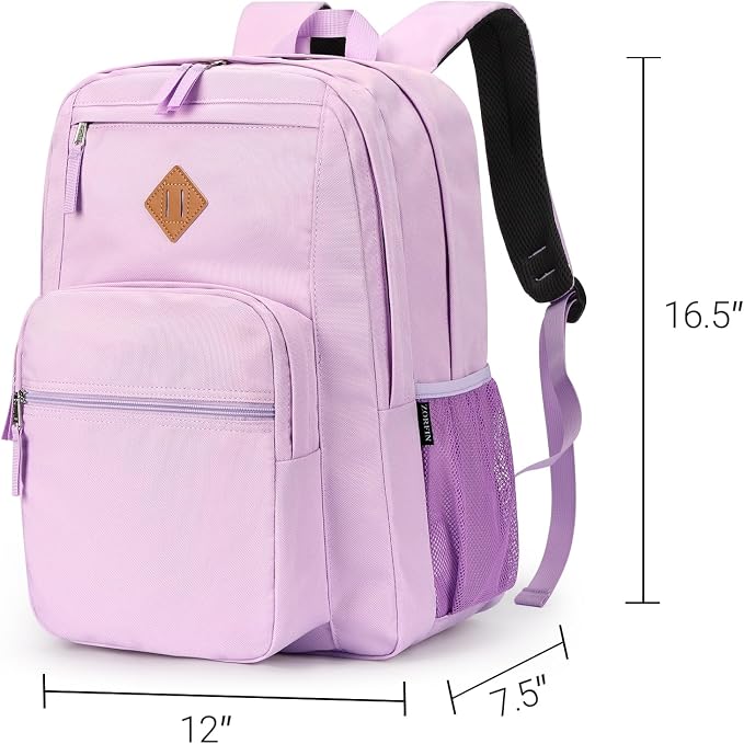 ZORFIN 26L Backpack for College, and Travel: Water Resistant Bookbag - Image 3