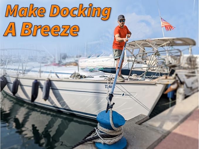 Boat Hook for Docking with Telescoping Extension Pole // Durable, Lightweight - Image 3