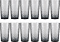 24-ounce Plastic Tumblers, Acrylic Drinking Glasses High-Balls, Reusable by ZAINCA