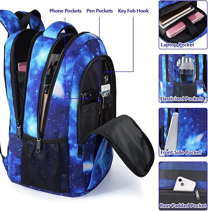 MATEIN Travel Backpack for Men Women, Anti Theft College Laptop Daypack for Men - Image 3