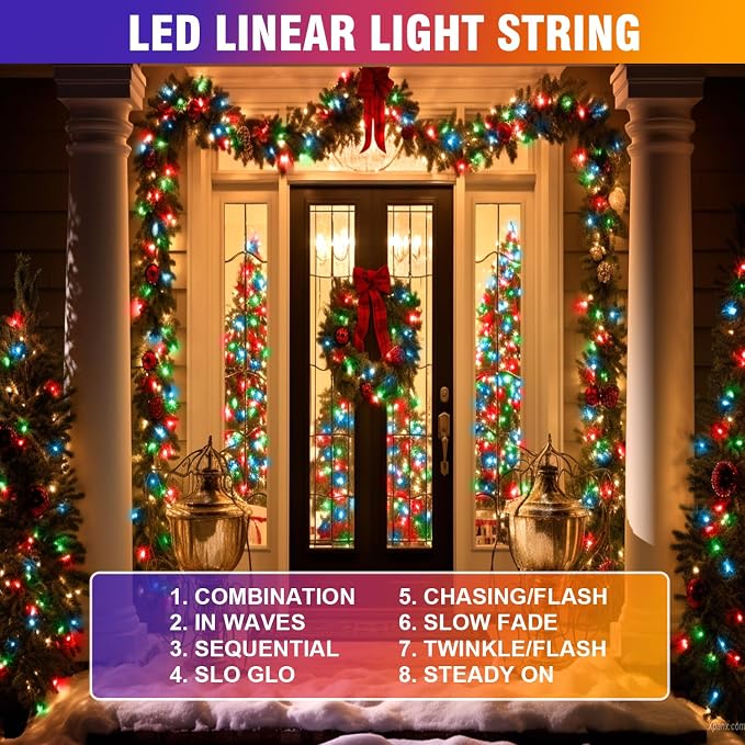 210 LED 4-Color Outdoor Easter String Lights, Seasonal Fairy Lights - Image 2