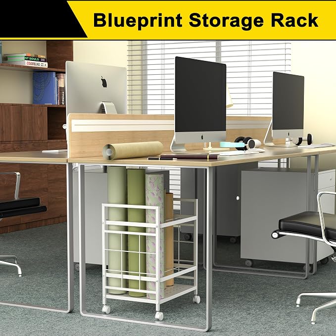 GIOTORENT Blueprint Storage Rack, Used - Image 2