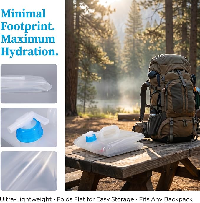 BEWBBAT 2 Pack Collapsible Water Container - Image 6