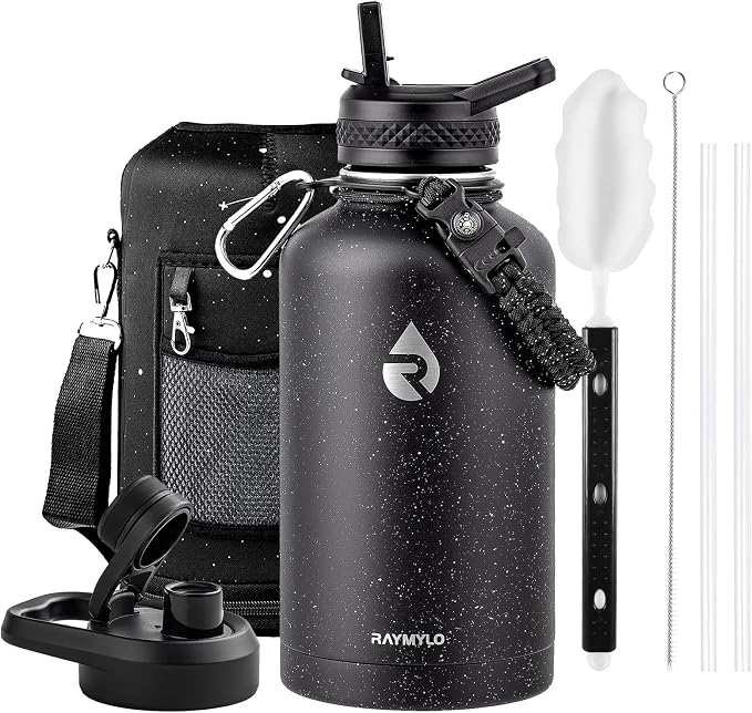 RAYMYLO 64oz Insulated Water Bottle, Triple Wall Vacuum Stainless Steel Water by RAYMYLO