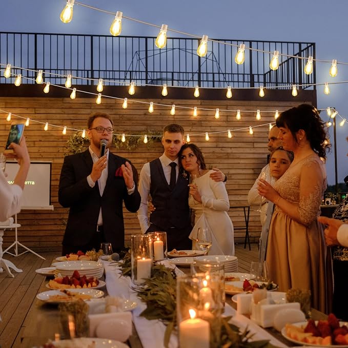 Larkvue 192FT LED Outdoor String Lights, Linkable Patio Light - Image 6