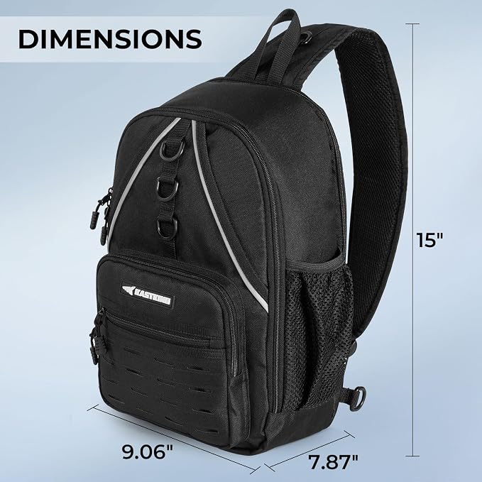 KastKing Karryall Sling Tackle Bag–Fishing Sling Pack, Fishing Backpack - Image 7