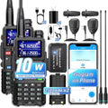 BAOFENG UV-5RM Upgrade Ham Radio, 10W High Power Long Range Two Way Radio by TIDRADIO