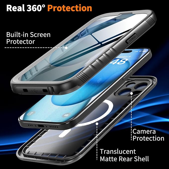 Cozycase for iPhone 14 Waterproof Shockproof Dustproof Case - Image 5
