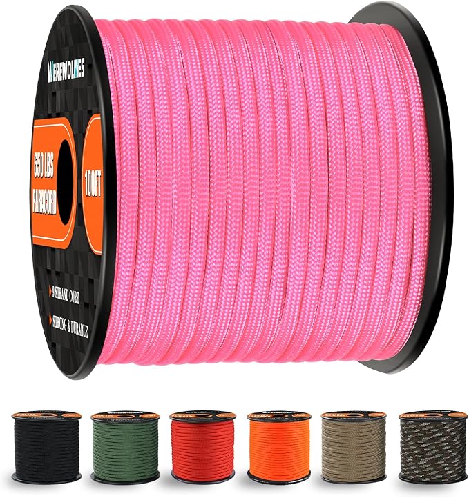 WEREWOLVES 650lb Paracord/Parachute Cord by WEREWOLVES