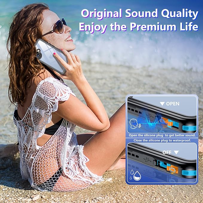 Temdan Compatible with iPhone 17 Case, Waterproof Built-in Screen & Camera - Image 6